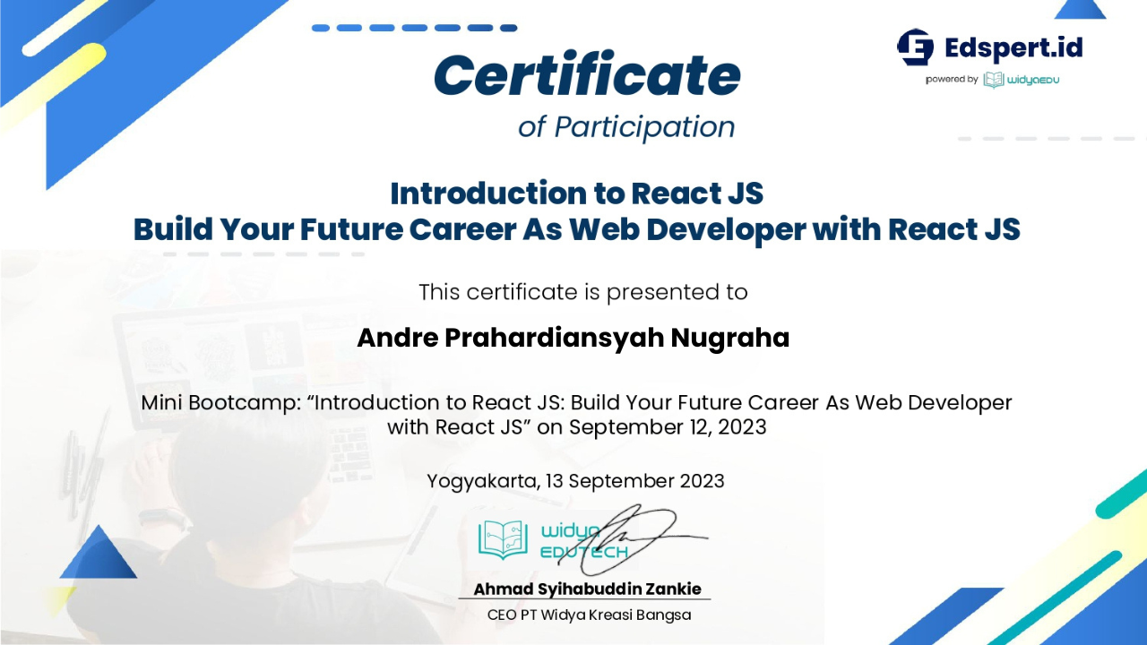 Introduction To React JS Build Your Future Career As Web Developer With React Js